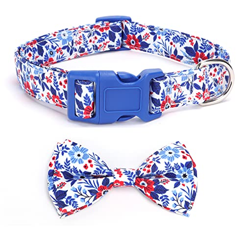 Serijoars Pet Soft &Comfy Bowtie Hundehalsband und Katzenhalsband, Haustiergeschenk für Mädchen und Jungen, männlich, weiblich, kleine, mittel, große Hunde, Welpen, Haustiere, verstellbare von Serijoars