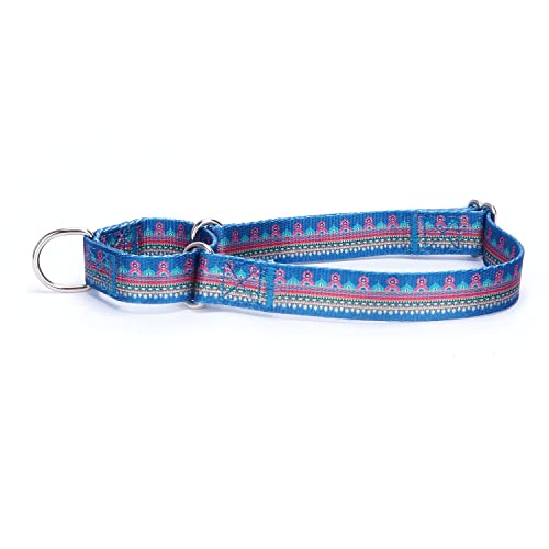 Serijoars Verstellbares Martingale Hundehalsband Strapazierfähiges Nylon Hundehalsband für Mittel Große Hunde Gehtraining Junge und Mädchen Hunde (XL, Marine1) von Serijoars