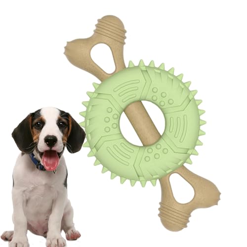 Setauoo Bone Puppy Molar, Hundezahnbürste Kauknochen Spielzeug, Haustier Mundpflege Natürlich Bissfest Kauen Hundespielzeug für kleine, mittelgroße und große Hunde von Setauoo