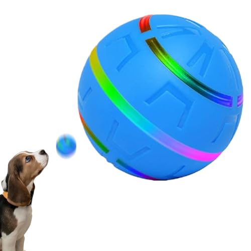 Setauoo Interaktiver Hundespielzeug-Ball – intelligenter automatischer Hund zu Ball, automatischer Rollball für kleine, mittelgroße und große Hunde von Setauoo