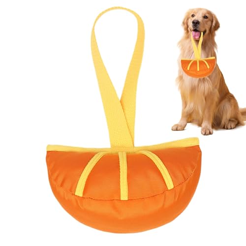 Setauoo Schnüffelspielzeug für Hunde, orangefarbenes Segment, Schnüffelspielzeug, Aktivitätsspielzeug, bissfestes Hundetrainingsspielzeug, Kauspielzeug für kleine, mittelgroße und große Hunde von Setauoo