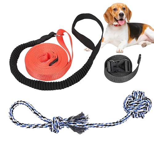 Setauoo Tether Tug Outdoor Hundespielzeug, Baumzerrer, Hundespielzeug, Seilspielzeug, interaktives Hundespielzeug, Hundespielzeug zum Ziehen, Schütteln, Zerren, Aktivitäten von Setauoo