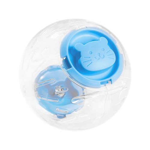 Seyrnicay Hamster-Gymnastikball, transparent, leises Hamster-Spielzeug, interaktives Käfigzubehör, leicht, mit Belüftungslöchern zum Spielen im Innenbereich Seyrnicay Hamster-Gymnastikball, transparent, leises Hamster-Spielzeug, interaktives Käfigzubehör, leicht, mit Belüftungslöchern zum Spielen im Innenbereich von Seyrnicay