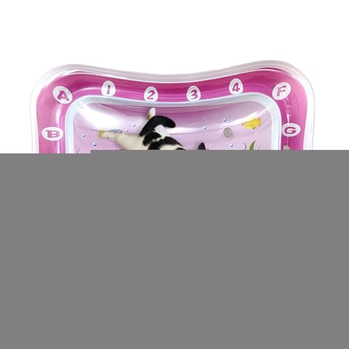 Aufblasbare Sensorische Wassermatte für Haustier und Baby | 50 x 66 cm | Sommer Wasserspielmatte Wasserbett Kühlmatte für Hund und Katze von Sghtil