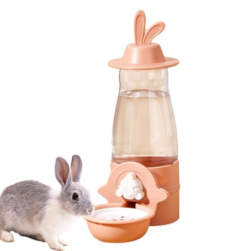 Automatischer Wasserspender Kaninchen 600ml Hängend Haustier Trinkflasche Hasen Meerschweinchen Hamster Chinchilla Frettchen Käfig Wasserflasche von Sghtil