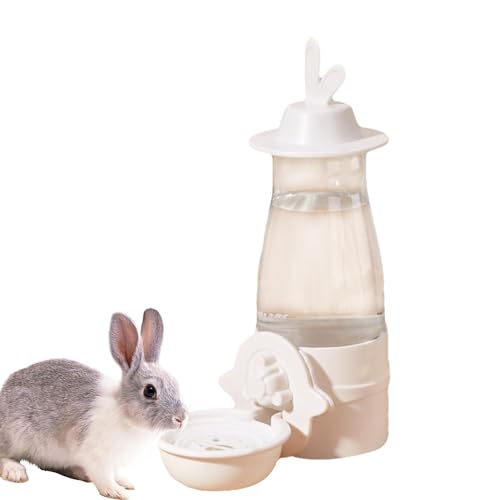 Automatischer Wasserspender Kaninchen 600ml Hängend Haustier Trinkflasche Hasen Meerschweinchen Hamster Chinchilla Frettchen Käfig Wasserflasche von Sghtil