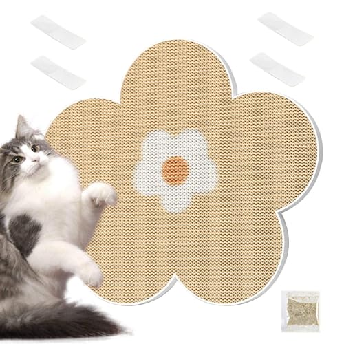 Sghtil Cat Scratcher Pad, Cat Scratch Pad für Wall, klebrige Katzenkratzkarte | Katzenstratch in Blumenform für Möbelschutz, Kratzmatte für Haustiere Sghtil Cat Scratcher Pad, Cat Scratch Pad für Wall, klebrige Katzenkratzkarte | Katzenstratch in Blumenform für Möbelschutz, Kratzmatte für Haustiere von Sghtil
