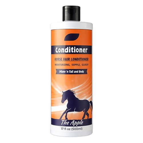 Sghtil Horse Shampoo, Mähne und Heck Conditioner, 500 ml natürliche Mähne und Schwanz Detangler Shampoo, Duschbadlösung, Mantelreiniger, Glanz, Entspannung, Schmutz und Staub abtauchen, den Bruch von Sghtil