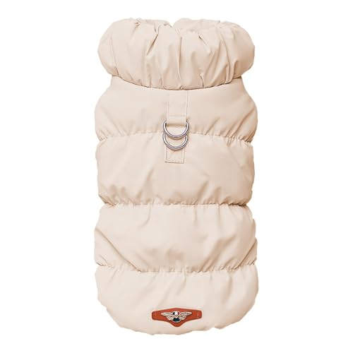 Sghtil Hundemantel Winter Mantel Jacke Pullover Baumwolle Hundemantel Wintermantel Winddicht Haustier Kleidung Schneejacke Bequem Welpenweste Kleine Mittel von Sghtil