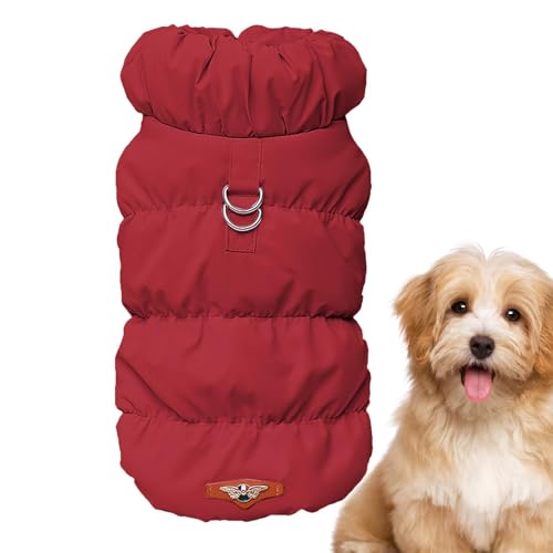 Sghtil Hundepullover aus Baumwolle – Mantel Jacke Pullover aus Baumwolle | Wintermantel winddicht für Hunde, Kleidung für Hunde, Mäntel für kaltes Wetter, bequeme Schneejacke, Weste von Sghtil