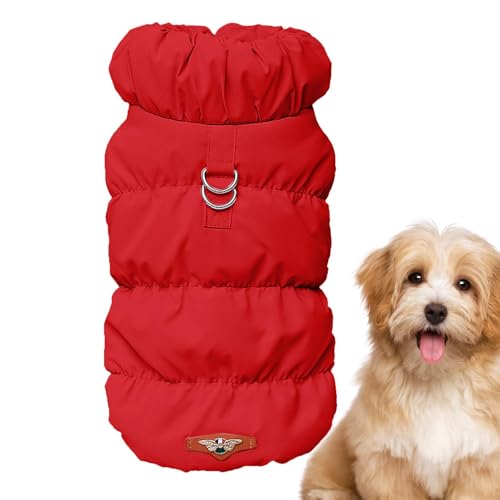 Sghtil Hundepullover aus Baumwolle – Wintermantel aus Baumwolle, Jacke, Kleidung, Pullover | Wintermantel für Hunde, Kleidung für Haustiere, bequeme Schneejacke, Weste für von Sghtil