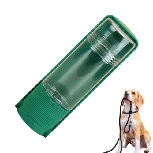 Sghtil Hundwasserflasche mit Lebensmittelbehälter, Hundwasserflasche tragbar | Lecksicherer Hund Wanderwasserflaschenspender - Klappe flüssiger und Lebensmittelfuttertier -Ausflug -Ausflug -Zubehör von Sghtil