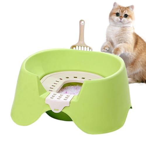Sghtil Katzenklo - Katzentoilette Für Innenbereich,Offene Bauform für kleine Wohnungen und große Katzen Haushalt Sghtil Katzenklo - Katzentoilette Für Innenbereich,Offene Bauform für kleine Wohnungen und große Katzen Haushalt von Sghtil