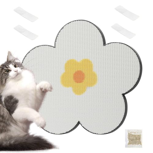 Sghtil Kratzpad für Katzen, Kratzkissen für Katzen, Kratzkissen für Katzen, klebrige Katzenkratzkarte, Katzenstratch in Blumenform für Möbelschutz, Teppich Sghtil Kratzpad für Katzen, Kratzkissen für Katzen, Kratzkissen für Katzen, klebrige Katzenkratzkarte, Katzenstratch in Blumenform für Möbelschutz, Teppich von Sghtil