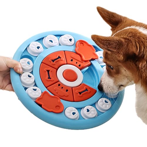 Sghtil Leckerli-Spender für Hunde, interaktives Spielzeug, Hunde-Puzzle-Futterspender,Hunde-Puzzle-Futterspender - Tragbares Futterspielzeug, Anti-Erstickungs-Haustierzubehör, von Sghtil