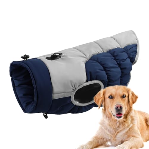 Sghtil Schneejacke für Hunde | Warmer Mantel Winddicht für Hunde – reflektierende Mäntel für kaltes Wetter für Hunde, Schneejacke, Wintermäntel für Hunde, Schneeanzug von Sghtil