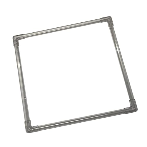 Sghtil Schwimmender Ring für Aquarien, schwimmender Ring für Aquarien, schwimmend, quadratisch, für Aquarien, transparent, optimale Dicke für Schildkrötenaquarien von Sghtil