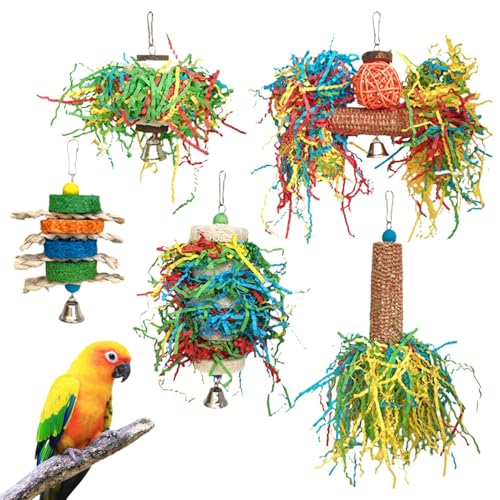 Sghtil Spielzeug Für Papageien - Bunte Futtersuche Und Zerreißspielzeuge Für Vögel | Knabberfestes Zerstörungssicheres Beschäftigungsspielzeug Mit Leckerlifunktion Für Wellensittiche Nymphensittiche Sghtil Spielzeug Für Papageien - Bunte Futtersuche Und Zerreißspielzeuge Für Vögel | Knabberfestes Zerstörungssicheres Beschäftigungsspielzeug Mit Leckerlifunktion Für Wellensittiche Nymphensittiche von Sghtil