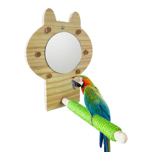 Sghtil Vogelspielzeug für Conures, Shotet Toys | Hölzerne Cockatiel Barch Paw Mahlen Kauspielzeug - Haustierversorgungen dekorativer Papageistand, Käfigstehend Accessoires für Cockatiel Conure von Sghtil