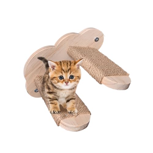 Sghtil Wandschritte für Katzen | Elegante schwebende Leiter für Katzen, sichere und elegante Einrichtung für Schlafzimmer, Balkon, Wohnzimmer Sghtil Wandschritte für Katzen | Elegante schwebende Leiter für Katzen, sichere und elegante Einrichtung für Schlafzimmer, Balkon, Wohnzimmer von Sghtil