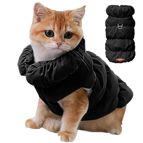 Sghtil Warmer Hundemantel, Wintermantel aus Baumwolle, Jacke, Kleidung, Pullover | Wintermantel für Hunde, Kleidung für Haustiere, bequeme Schneejacke, Weste für Hunde von Sghtil