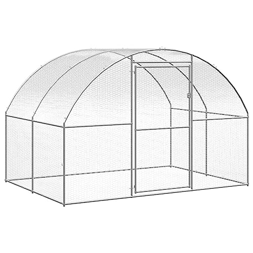 ShGaxin Outdoor-Hühnerstall, Kaninchenstall, Legenester Für Hühner, Hühnerhaus, 3x2x2 m Verzinkter Stahl von ShGaxin