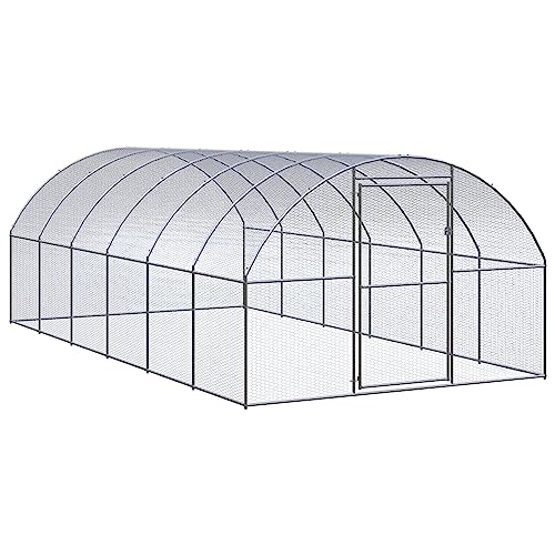 ShGaxin Outdoor-Hühnerstall, Kaninchenstall, Legenester Für Hühner, Hühnerhaus, 3x6x2 m Verzinkter Stahl von ShGaxin