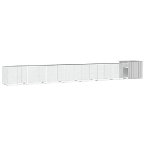 ShGaxin Hühnerstall aus verzinktem Stahl, grau, 800 x 91 x 100 cm, Hühnerstall für den Außenbereich, Legestall für Hühner, Käfige für Kaninchen, Kaninchenhaus, Legestall, Hühner ShGaxin Hühnerstall aus verzinktem Stahl, grau, 800 x 91 x 100 cm, Hühnerstall für den Außenbereich, Legestall für Hühner, Käfige für Kaninchen, Kaninchenhaus, Legestall, Hühner von ShGaxin