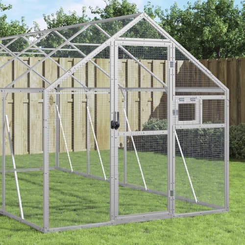 ShGaxin Voliere Silbern 1,79x10x1,85 m Aluminium, Vogelkäfig, Rattenkäfig, Wellensittich Käfig, Nagerkäfig, Papageienkäfig, Vogel Käfig, Hamsterkäfig - 3155800 ShGaxin Voliere Silbern 1,79x10x1,85 m Aluminium, Vogelkäfig, Rattenkäfig, Wellensittich Käfig, Nagerkäfig, Papageienkäfig, Vogel Käfig, Hamsterkäfig - 3155800 von ShGaxin