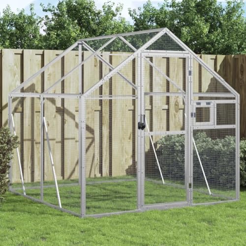 ShGaxin Voliere Silbern 1,79x2x1,85 m Aluminium, Vogelkäfig, Rattenkäfig, Wellensittich Käfig, Nagerkäfig, Papageienkäfig, Vogel Käfig, Hamsterkäfig - 3155795 ShGaxin Voliere Silbern 1,79x2x1,85 m Aluminium, Vogelkäfig, Rattenkäfig, Wellensittich Käfig, Nagerkäfig, Papageienkäfig, Vogel Käfig, Hamsterkäfig - 3155795 von ShGaxin