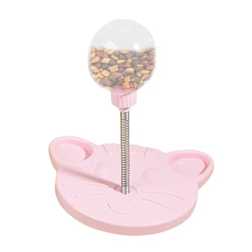 Leckerlis Ball Pet Feeder Spielzeug, Katze Leckerli Spender Ball, Haustier Slow Feeder Spielzeug Ball, Haustier Interaktives Jagd Spielzeug für kleine, mittelgroße und große Hunde von Shaersu