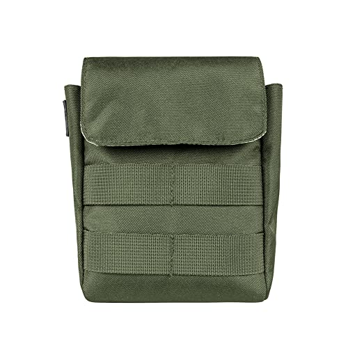 Shanleaf-Cat Tactical Dog Adjustable Training Harness Dog Saddle Bag Backpack Vest with Handle Military No Pull Dog Harness for Small Medium Large Dogs (One Size, ArmyGreen Flap Bag) von Shanleaf-Cat