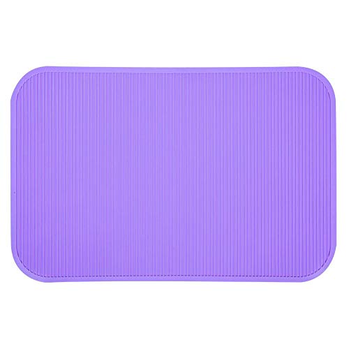 Ichiias Pet Grooming Pad rutschfeste Gummimatte für den Hundetisch-Trainingstisch(Lila) von Shanrya