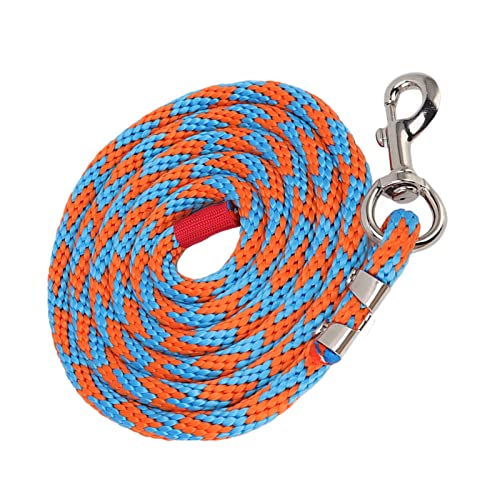 Nylon-Pferdehalsband, Vielseitig Einsetzbares, Widerstandsfähiges Pferdehalsband für das Pferdetraining (Blau-Orange) von Shanrya