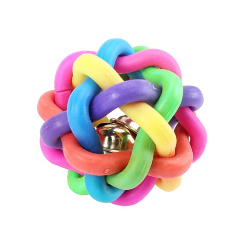 Shanrya Bunter Bell Ball Pet Bite Toy, Pet Puppy Molar Toy Ball, Dog Ball Toys Haustier Hund Ball Spielen Welpen Spielzeug Welpen Haustier für Hund für Katze von Shanrya