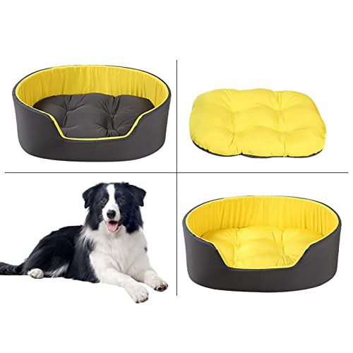 Shanrya Haustier-Nestbett, Hochbelastbares, Flexibles, Großflächiges, Weiches 5D-Hundebett für Hunde (L, 60 x 40 cm / 23,6 x 15,7 Zoll, geeignet für) von Shanrya