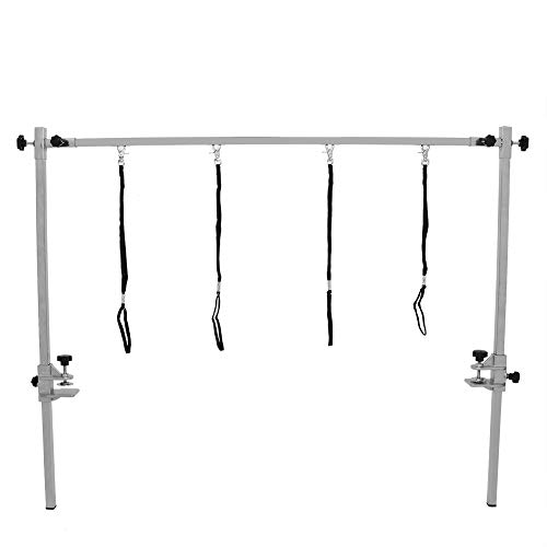 Shanrya Taidda- Edelstahl-Hundepflegetischarm, höhenverstellbare Haustierpflegetischklemme, ungiftiger Tisch für Hundekatze 1.2m Table with Bracket von Shanrya