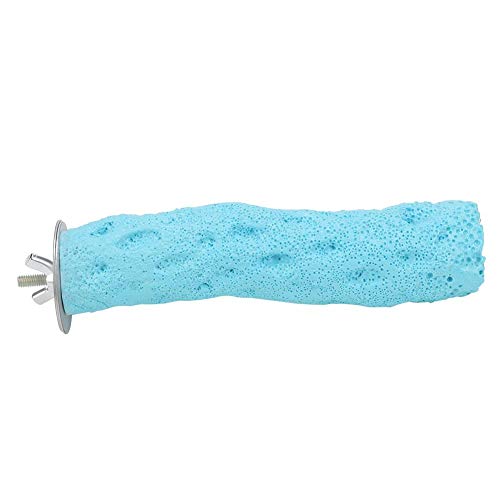 Vogel Barsch Pet Grinding Claw Bar Vogelkäfig Standing Stick für Papageien Zubehör(S Blau) von Shanrya