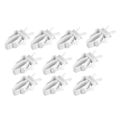 Sharplace 10x Feeder Clip Papagei Obst Gemüse Clips Wellensittich Käfig Clip Halterung Vogel Käfig Zubehör für Kleine Tiere Sittich Kakadu von Sharplace