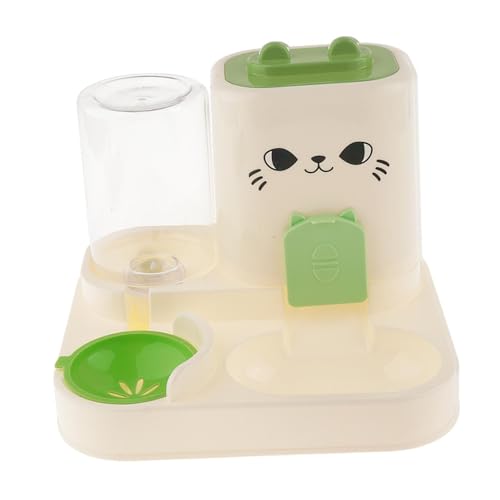 Sharplace 2-in-1-Futterautomat für Haustiere, Wasserspender, tragbar, Reisezubehör, Katzenfutternapf, Futterbehälter für Kätzchen, kleine Hunde, GrÜn Sharplace 2-in-1-Futterautomat für Haustiere, Wasserspender, tragbar, Reisezubehör, Katzenfutternapf, Futterbehälter für Kätzchen, kleine Hunde, GrÜn von Sharplace