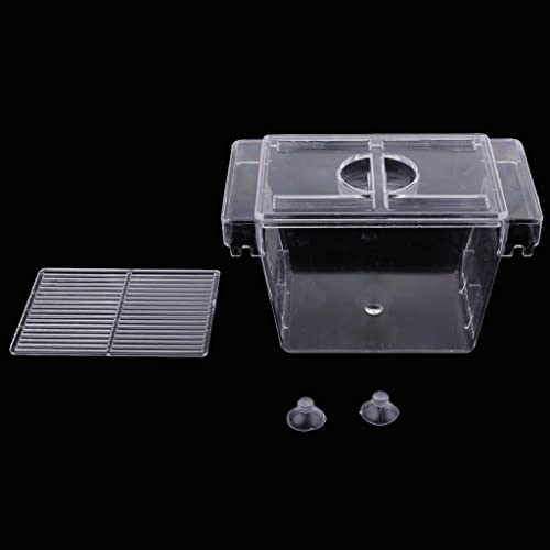 Sharplace 2X Aquarium Ablaichbehälter Fischzucht Isolation Box, 128 * 70 X 72 Mm von Sharplace