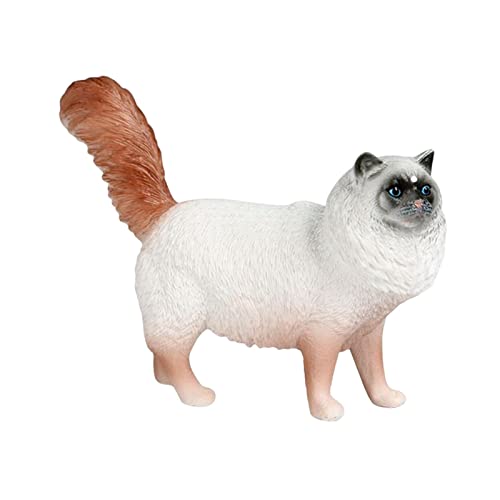 Sharplace 5X Realistische Katzenfiguren, Kleine Tierfiguren, Katzenmodell Ornamente für Die Dekoration von Gartenlandschaften von Sharplace