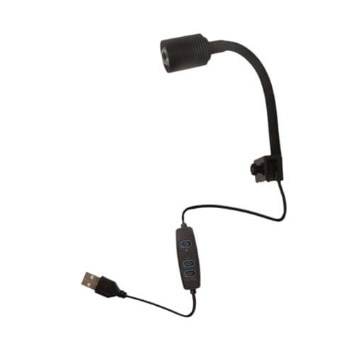 Sharplace Aquarium-Landschaftsbeleuchtung, Aquarium-Unterwasser-Scheinwerfer, Flexibler USB-Stecker, energieeffizientes LED-Aquariumlicht, Mehrzweck, Weiß von Sharplace