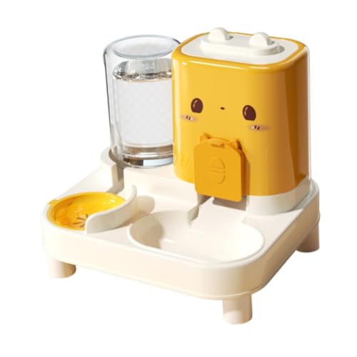 Sharplace Automatischer Futter- und Wasserspender für Katzen, automatischer Futter- und Wasserspender für Haustiere, tragbarer kompakter Hundenapf, Futternapf, Gelb Sharplace Automatischer Futter- und Wasserspender für Katzen, automatischer Futter- und Wasserspender für Haustiere, tragbarer kompakter Hundenapf, Futternapf, Gelb von Sharplace