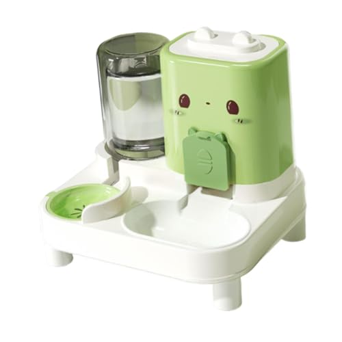 Sharplace Automatischer Futter- und Wasserspender für Katzen, automatischer Futter- und Wasserspender für Haustiere, tragbarer kompakter Hundenapf, Futternapf, GrÜn Sharplace Automatischer Futter- und Wasserspender für Katzen, automatischer Futter- und Wasserspender für Haustiere, tragbarer kompakter Hundenapf, Futternapf, GrÜn von Sharplace