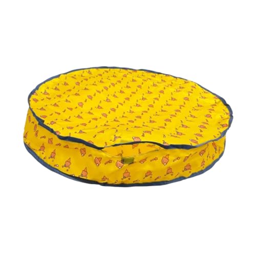 Sharplace Cat Toy Ballcover Simulation Jagd Langeweile Leichte kreative interaktive Versteck Cat Matte für Kätzchen Indoor -Katzen, Runden von Sharplace