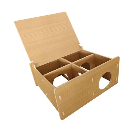 Sharplace Hamster Tunnel Holz Spielhaus Erkundungstunnel Rückzugsort mit Stabilem Material für Leichte Reinigung für Kleine Haustiere Heimtierkäfig Sharplace Hamster Tunnel Holz Spielhaus Erkundungstunnel Rückzugsort mit Stabilem Material für Leichte Reinigung für Kleine Haustiere Heimtierkäfig von Sharplace