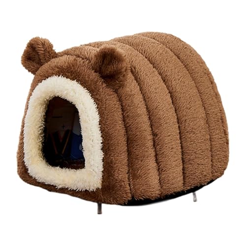 Sharplace Hamsterbett, Versteck, Haus, warme, rutschfeste Hütte, Meerschweinchenhaus, Nest für Ratten, Dwraf, Hamsterkäfig-Zubehör, Braun Sharplace Hamsterbett, Versteck, Haus, warme, rutschfeste Hütte, Meerschweinchenhaus, Nest für Ratten, Dwraf, Hamsterkäfig-Zubehör, Braun von Sharplace