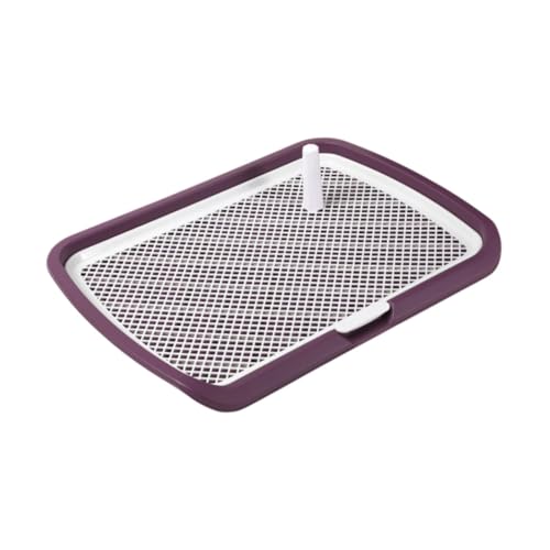 Sharplace Hundetöpfchen-Toiletten-PIPI-Pad-Halter, Pee-Mesh-Trainingstablett, Indoor-Hundetraining-Toilette für Hunde und Welpen, Lila von Sharplace