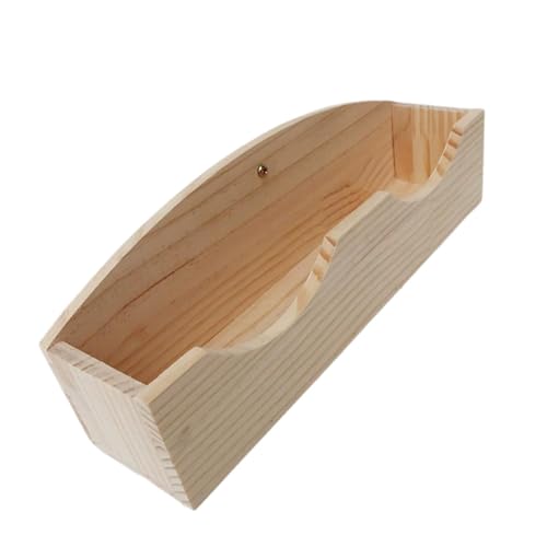 Sharplace Kaninchen-Heu-Futterstation, Heu-Futterständer, praktischer Grasspender aus Holz, Futterhalter für Kleintiere für Meerschweinchen und Eichhörnchen Sharplace Kaninchen-Heu-Futterstation, Heu-Futterständer, praktischer Grasspender aus Holz, Futterhalter für Kleintiere für Meerschweinchen und Eichhörnchen von Sharplace